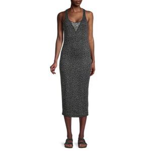 Lucca Couture Leopard-Print Tank Dress